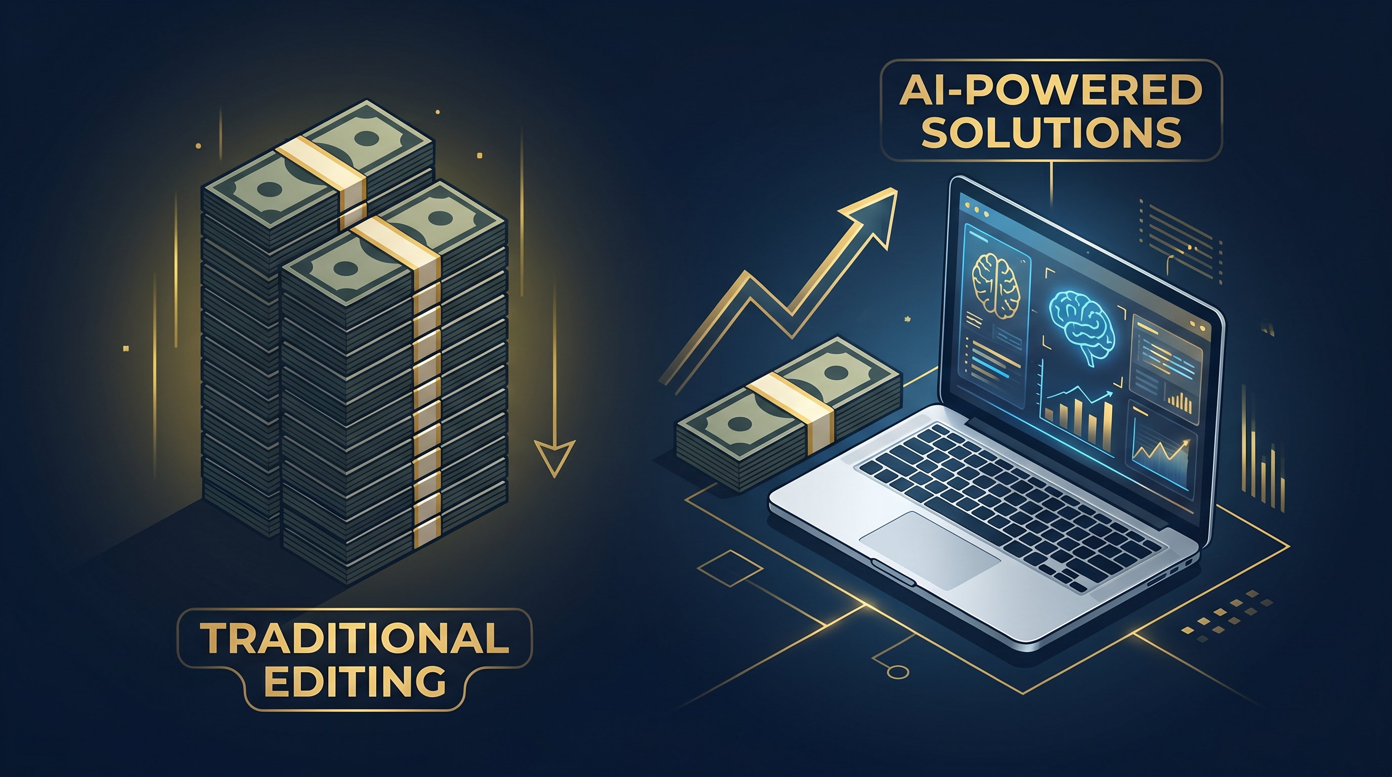 Cost comparison: traditional video editing vs AI video generation in 2026