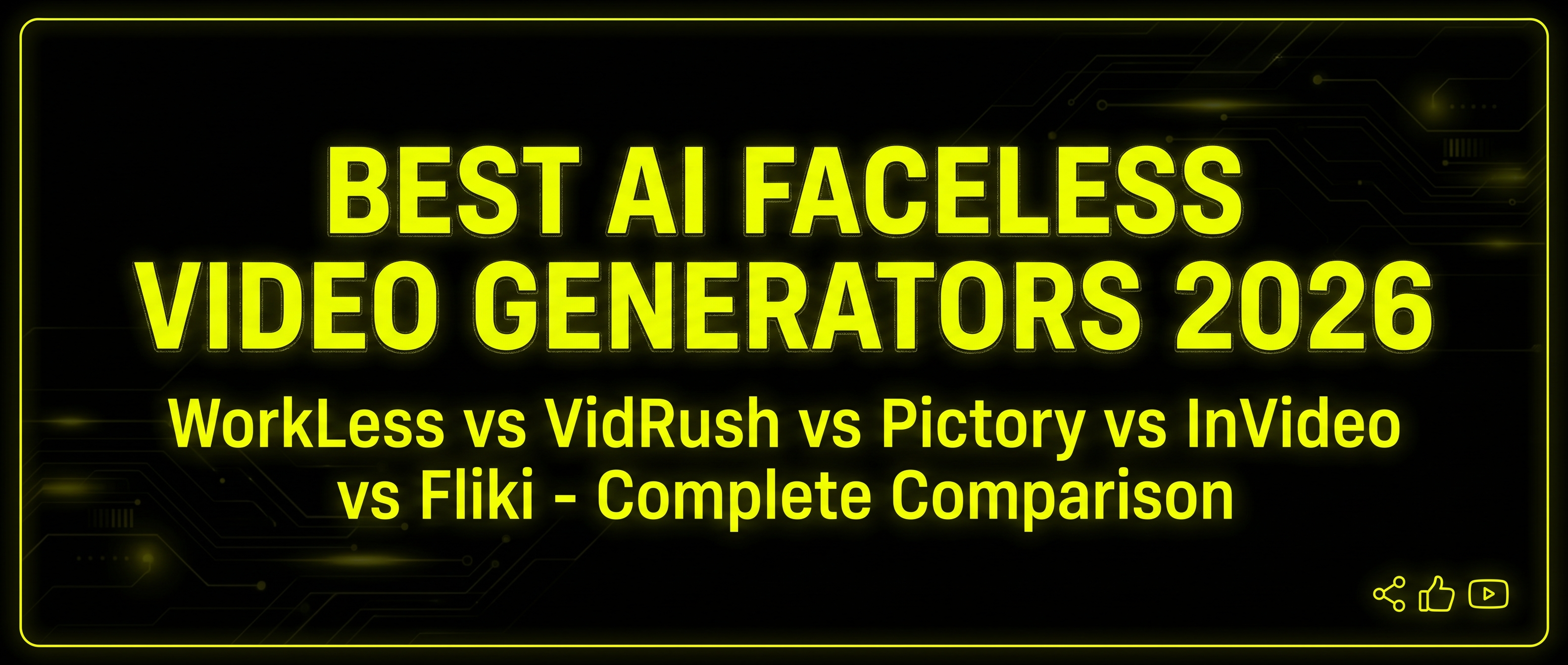 Best AI Faceless Video Generators in 2026: Complete Comparison